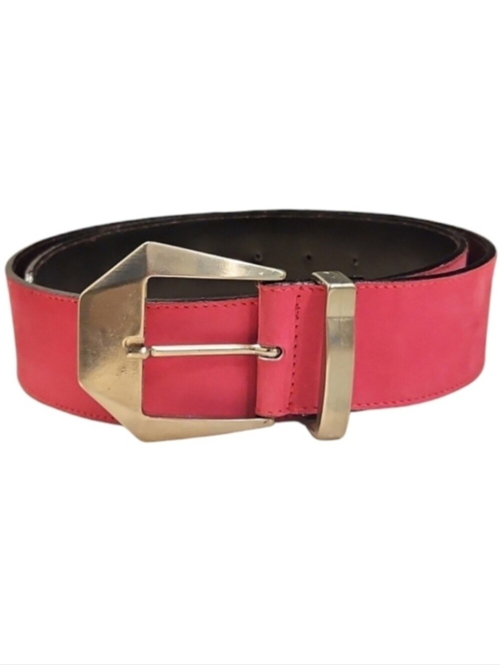 VERSUS VERSACE | Pink Leather Statement Belt IT 80
